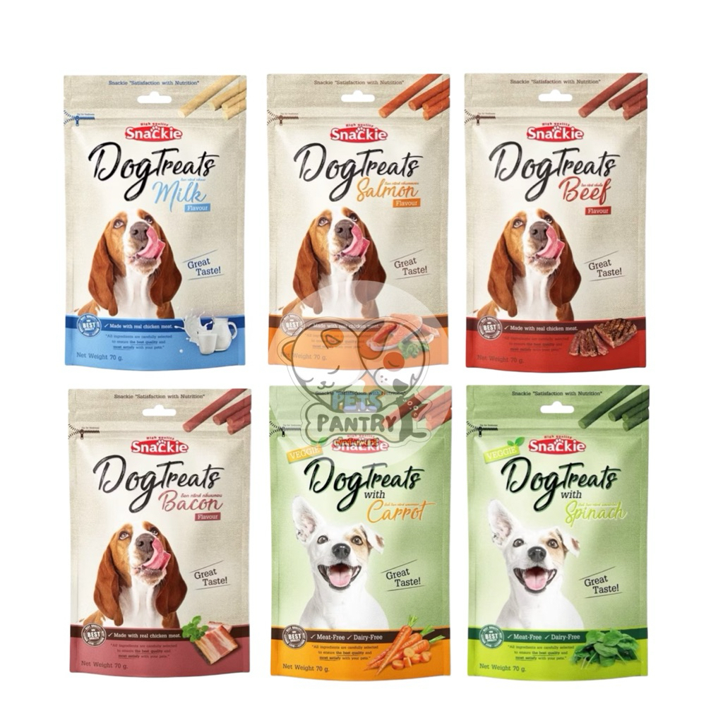 Snackie Dog Treats ขนมสำหรับสุนัข 70gx1ซอง