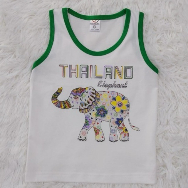 Paintmylove เสื้อกล้ามเด็ก งานสกรีนผ้าCotton100% ผ้านุ่มใส่สบาย