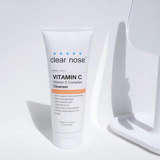 [โปรแรง]โฟมล้างหน้าเคลียร์โนสวิตามินซี สีส้ม Clear Nose Cleanser Vitamin C 150ml 1ชิ้น(CNW3)