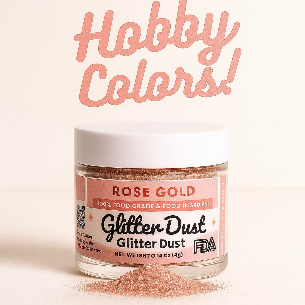 Rose Gold | Edible Glitter for Drinks & Food – กลิตเตอร์ สีโรสโกลด์ ราคา ถูกที่สุด ดีลบีเคเค แกลเลอรีภาพที่ 2