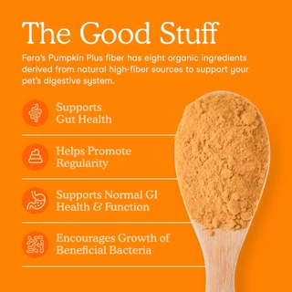 Fera pets Pumpkin Plus Fiber for dogs and cats