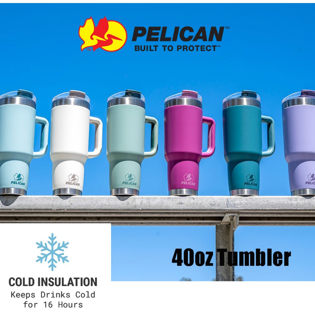 ‼️ของเเท้ ‼️ Pelican 40oz 1180ml Tumbler – แก้วน้ำเก็บอุณหภูมิ กระบอกน้ำ- รับประกัน 1ปี