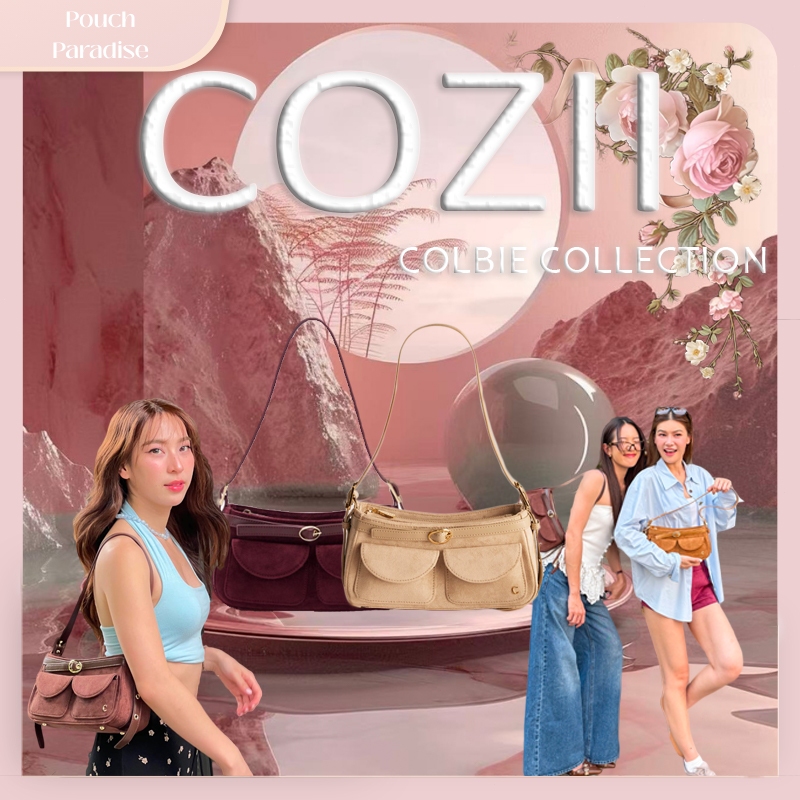 COZII bag The Alice Suede – Red Wine has it all: elegant, chic, and effortlessly practical 👜✨