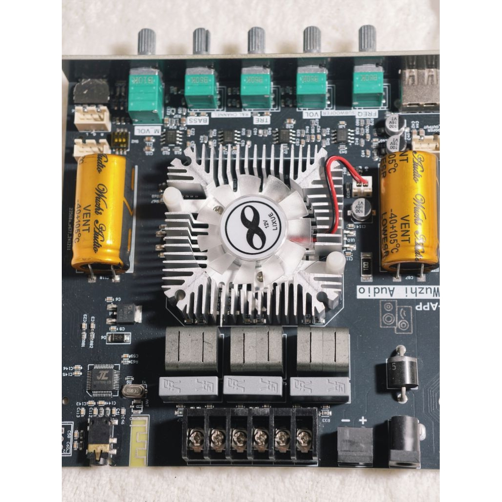 แอมป์จิ๋ว zk ht213g subwoofer กำลังขับ2*160w+200wแอมป์จิ๋ว bluetooth