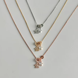 Socrush.bkk | FAIRY BLINK necklace🧚🏻‍♀️✨ | SN-002 | สร้อยคอ จี้ดาว จี้ผีเสื้อ