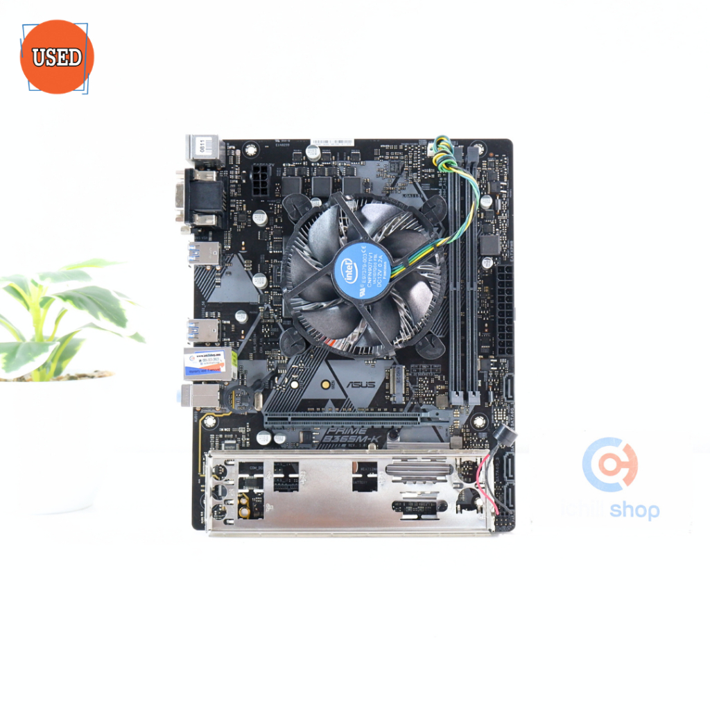 ชุดซีพียูพร้อมเมนบอร์ด CPU: INTEL CORE I5-9400F + MB: ASUS PRIME B365M-K P16445