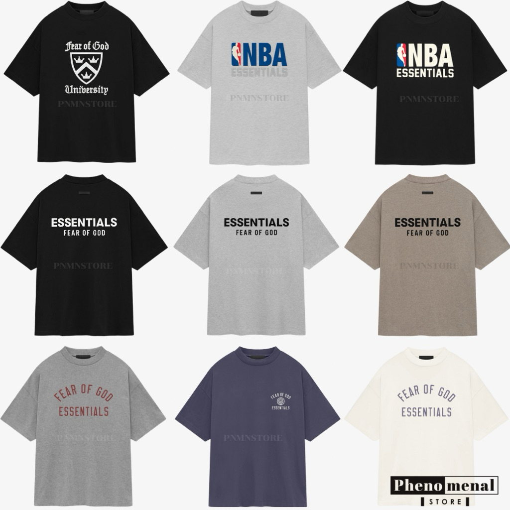 [เก็บโค้ด ลด 20%] ❣️พร้อมส่ง❣️เสื้อยืด ESSENTIALS 24 & 25 รุ่นใหม่ล่าสุด‼️