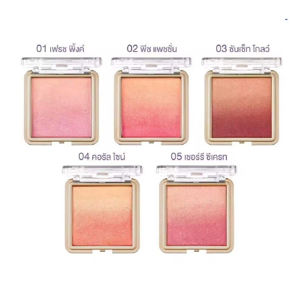 ￼ Cute Press Nonstop Beauty Ombre Blush 5g.บลัชออน ( 04