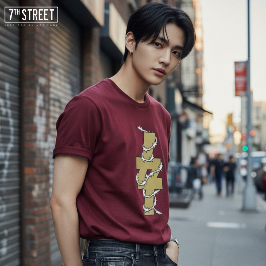 7th Street ( เซเว่นสตรีท ) เสื้อยืด รุ่น BLS004  7th Street ( เซเว่นสตรีท ) เสื้อยืดยอดนิยม