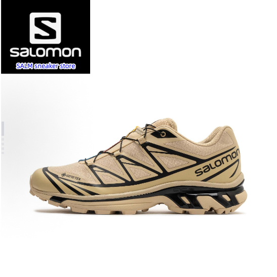 SALOMON Salomon XT-6 GTX low cut khaki color ของแท้ 100%