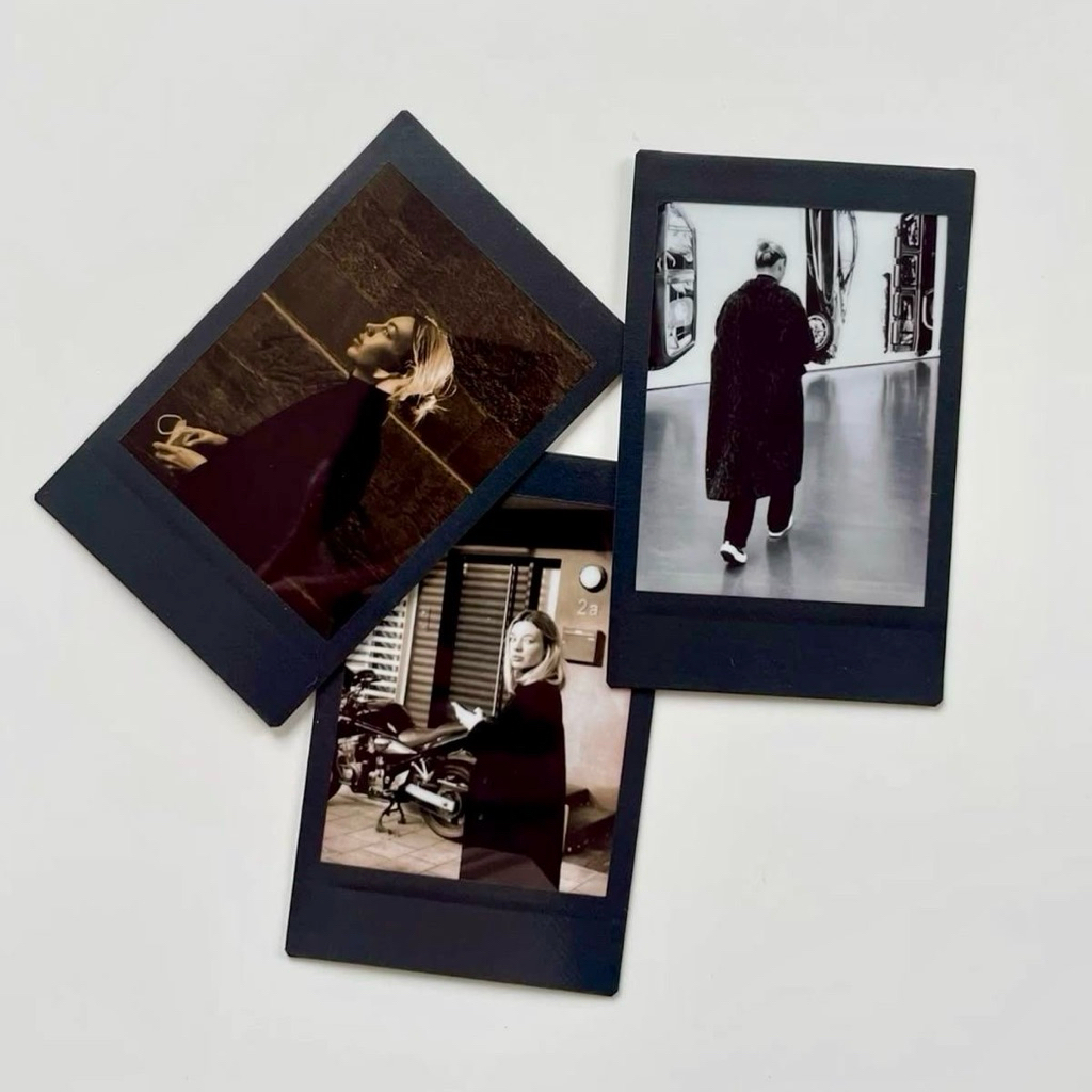 พร้อมส่ง ส่งไว Black Frame ปริ้นรูปฟิล์ม กรอบดำ ฟรีซองใส โพลารอยย แท้  ของขวัญรับปริญญา ของขวัญให้แฟน instax mini