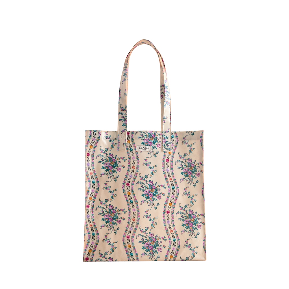 Cath Kidston حقيبة كتب كبيرة Archive Marble — أبيض — صورة 4
