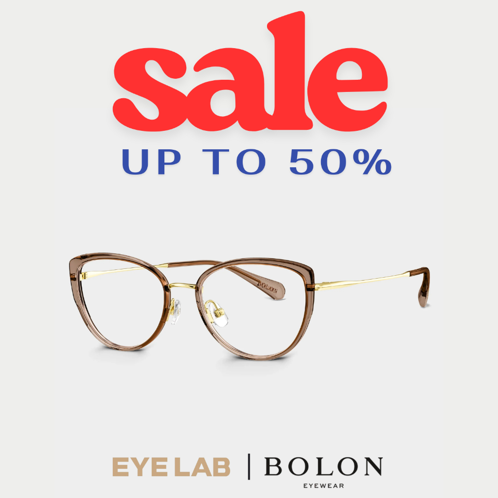 SALE 50% BOLON PRAGUE BJ6156 B21 / กรอบแว่นตา / กรอบแว่นแบรนด์ / โบลอน / แว่นกรองแสงออโต้ / แว่นสายต