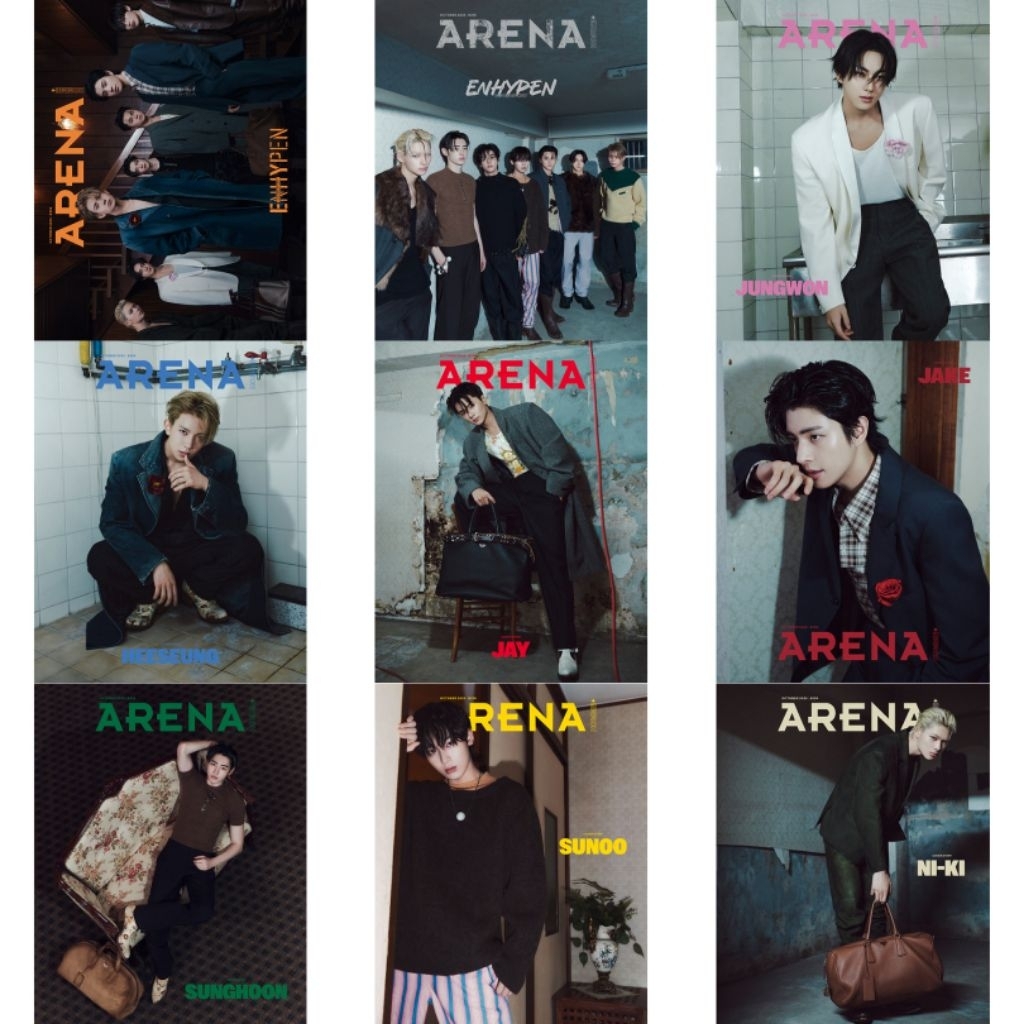 พร้อมส่ง💥ARENA Homme+ 2025.10 ปก #Enhypen