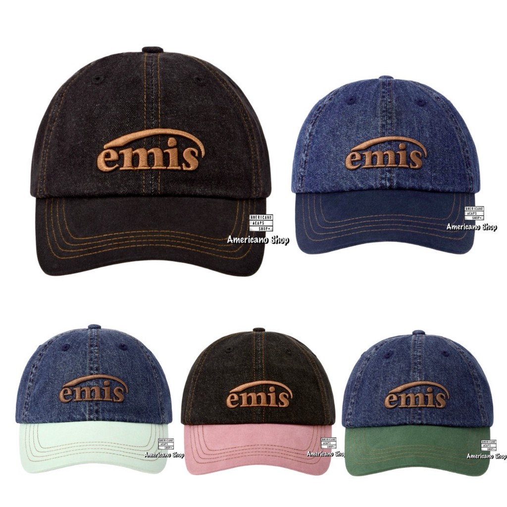 หมวกแก๊ป E10 Denim Cap ผ้ายีนส์ สไตล์เกาหลี  มี 5 สี งานคุณภาพ 100% (ส่งจากไทย)