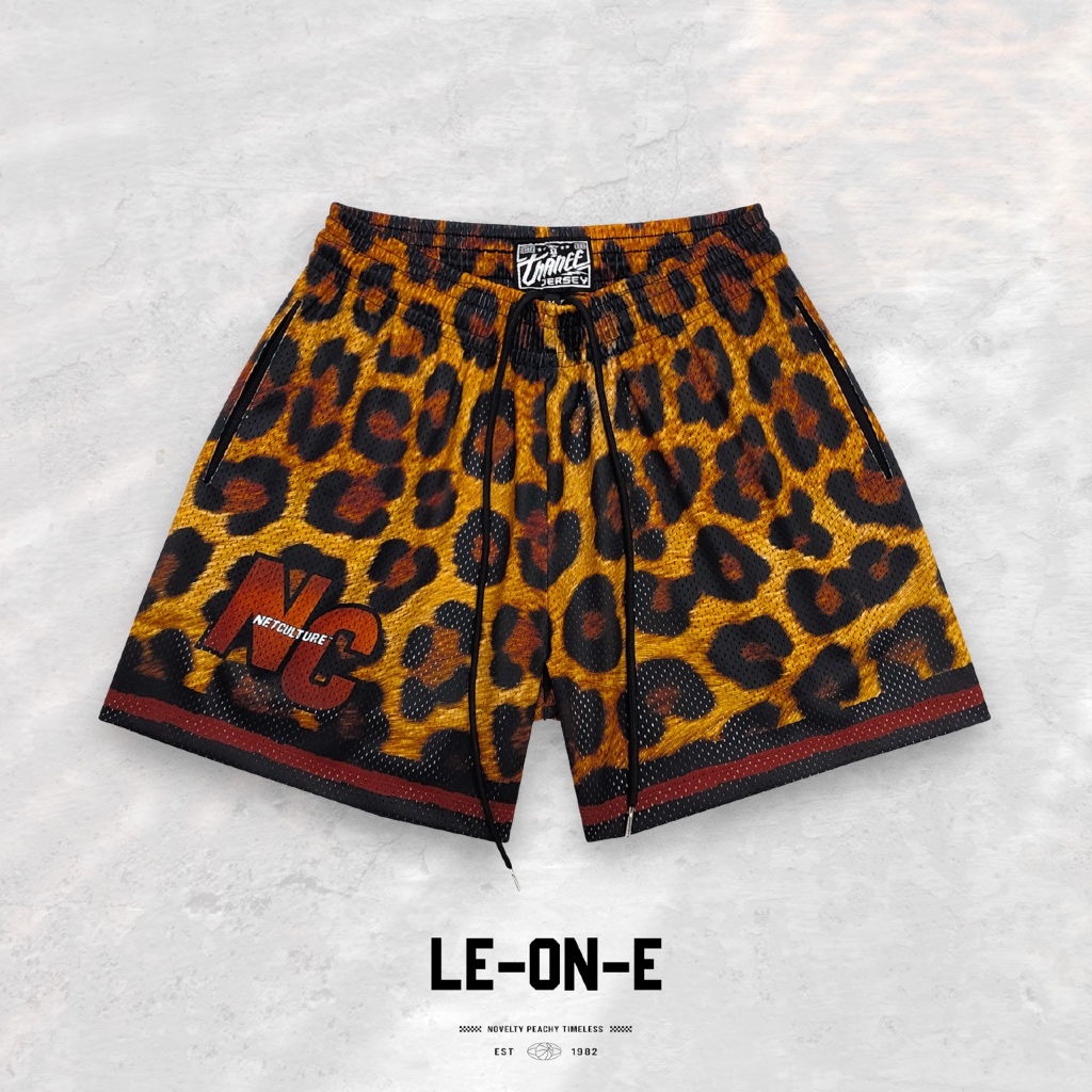 กางเกงกีฬา กางเกงบาสขาสั้น NC LEONE [ มีไซส์ใหญ่ ]