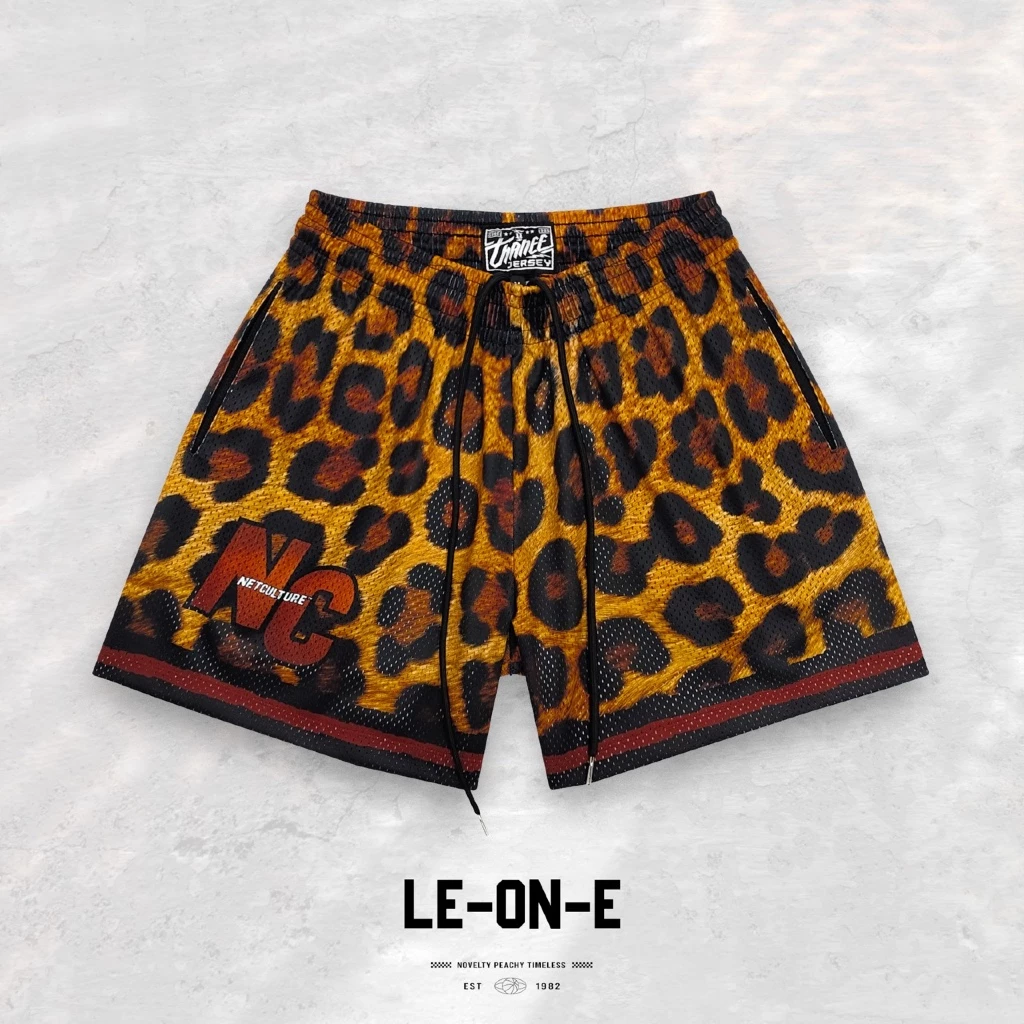 กางเกงกีฬา กางเกงบาสขาสั้น NC LEONE [ มีไซส์ใหญ่ ]