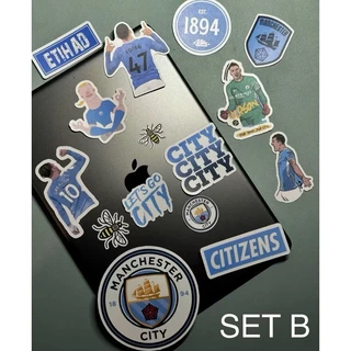 Manchester City - สติกเกอร์ MANCITY เคลือบกันน้ำ l สติกเกอร์แมนซิตี [fanmade]