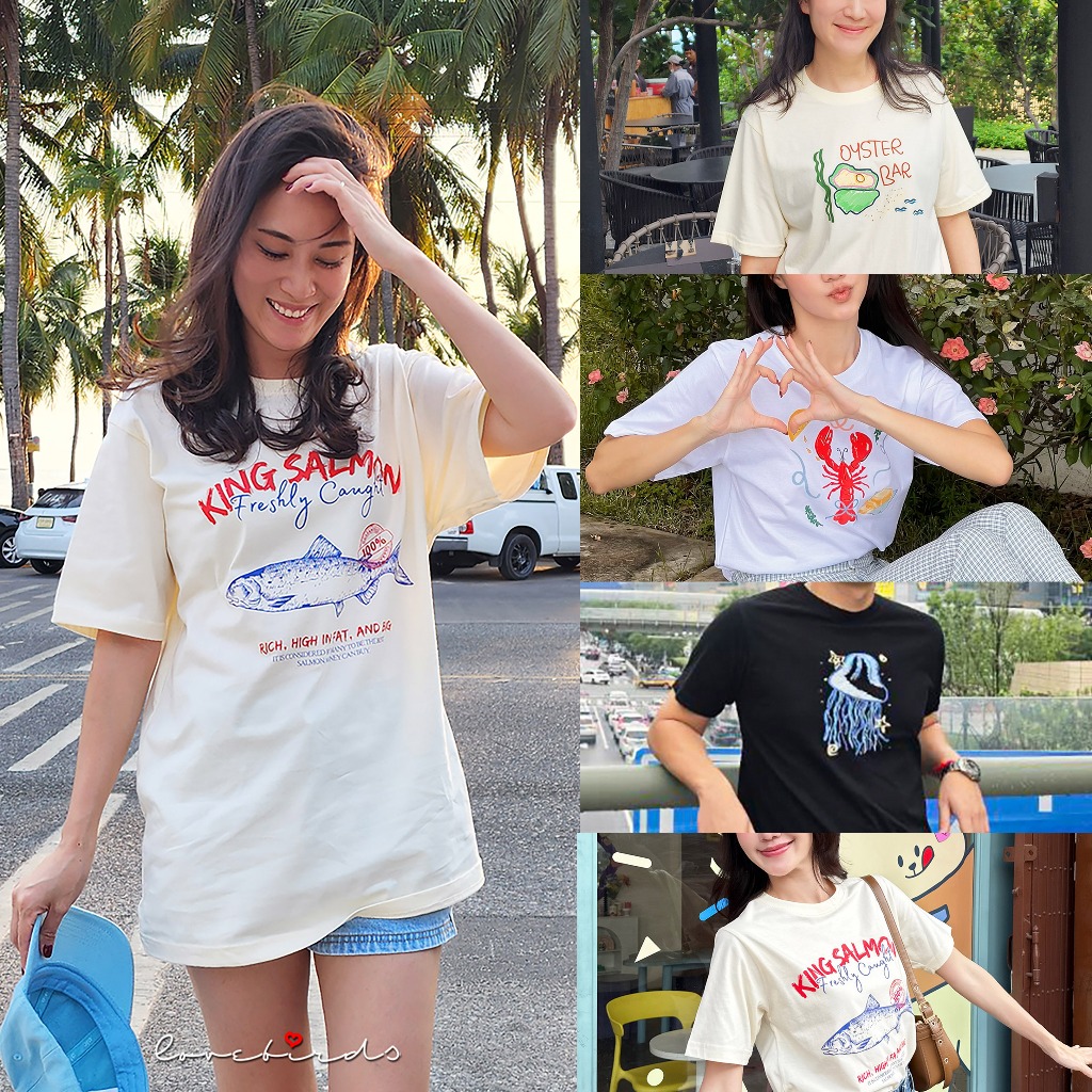 Seafood Club TEE by lovebirds.th