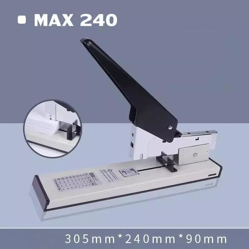 แถมลูกแม็ก+เย็บ 240 แผ่น แม็กใหญ่ แม็กซ์ เย็บกระดาษ MAX 240 แผ่น เครื่องเย็บ MAX Stapler ราคา ถูกที่สุด ดีลบีเคเค แกลเลอรีภาพที่ 9