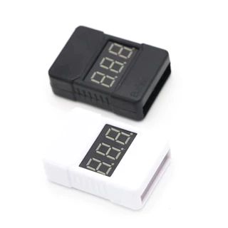 วัดแบต เตือนแบตอ่อน สำหรับ แบตลิโพ LIPO Battary Voltage Tester Low voltage buzzer Alarm adjustable