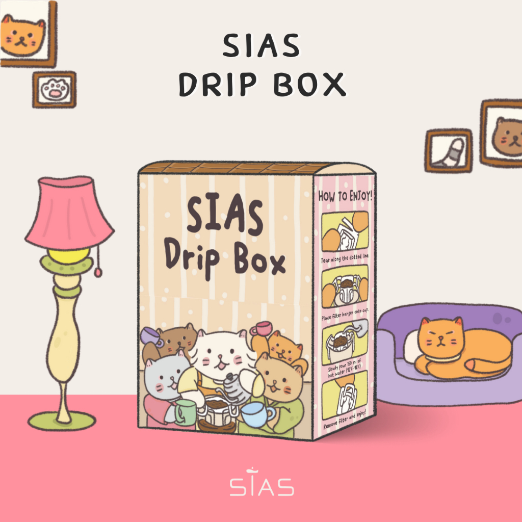 Sias Drip Box : Gift box by Sias Koffee Roaster