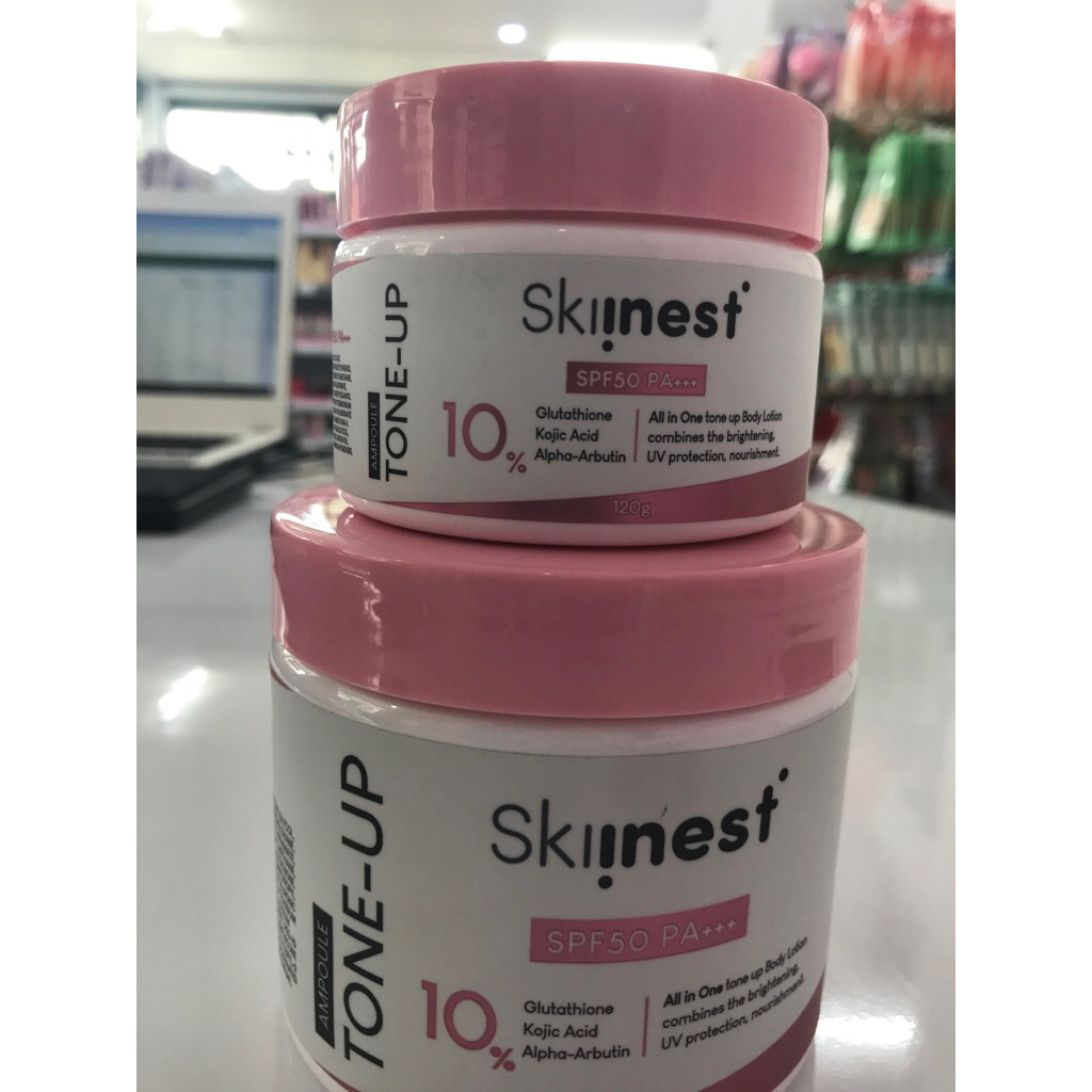 SKInest สกินเนส อัลตร้า ไบร์ท พิงค์ โทนอัพ แอมพูล บอดี้โลชั่น