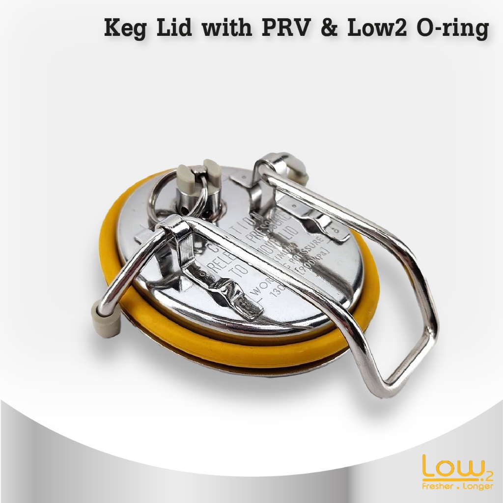 Keg Lid with PRV & Low2 O-ring
