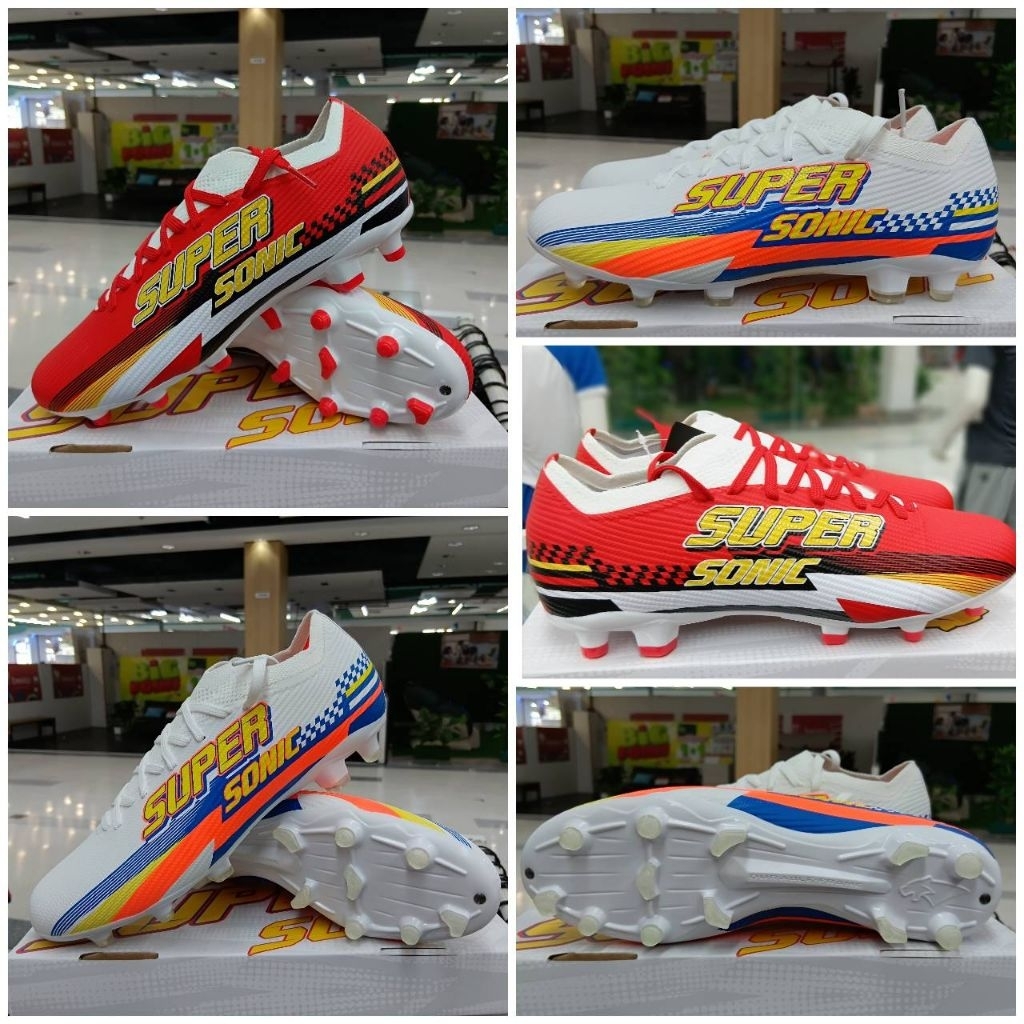 PAN รองเท้าฟุตบอลแพน Pan SUPER SONIC TPU FLYKNIT 23.1PFS5AHF  (โอเวอร์ไซส์ 0.5 )