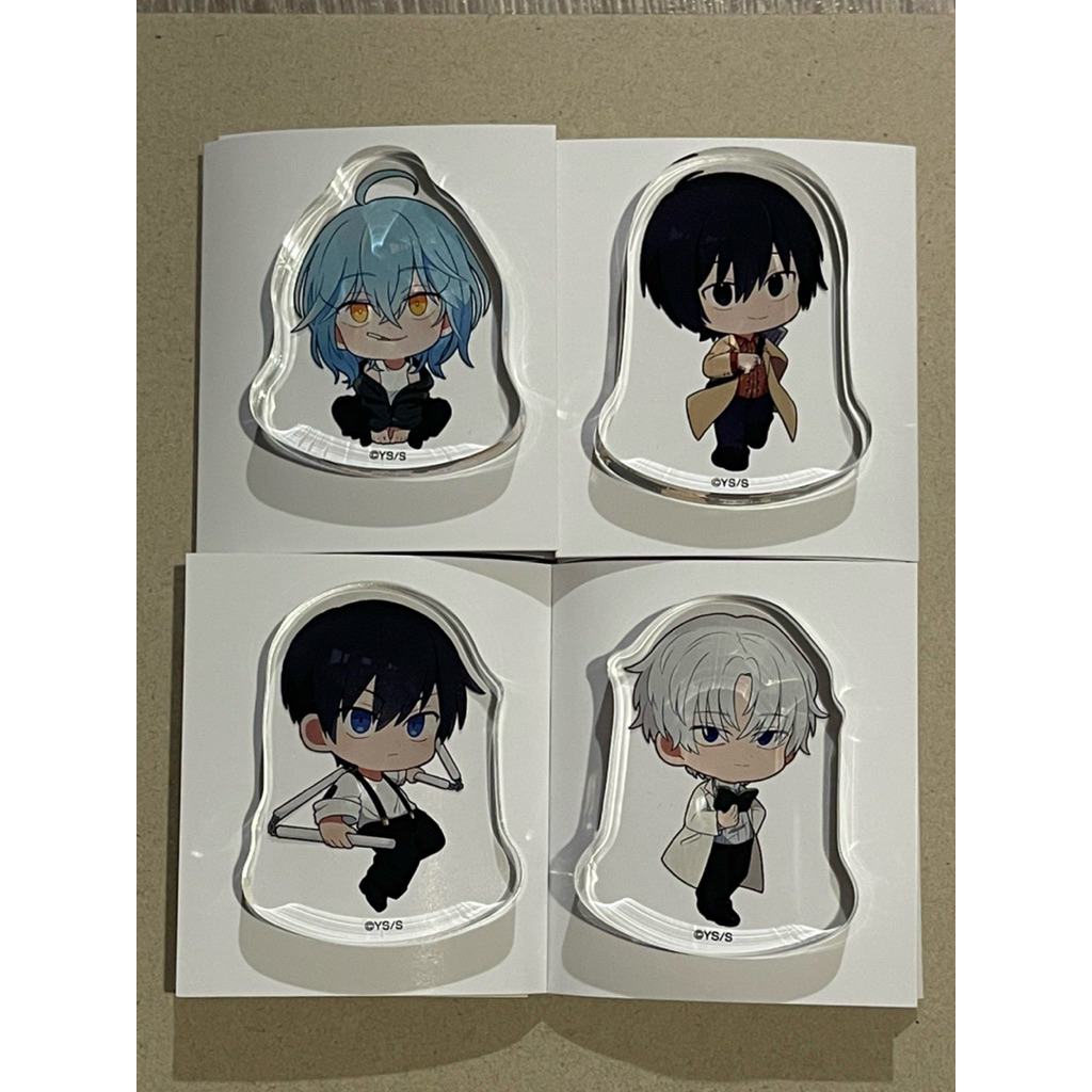 Sakamoto Days x Tower RECORDS CAFÉ – Mini character swaying acrylic block (Nagumo, Amane, Rion, Utsuki)
