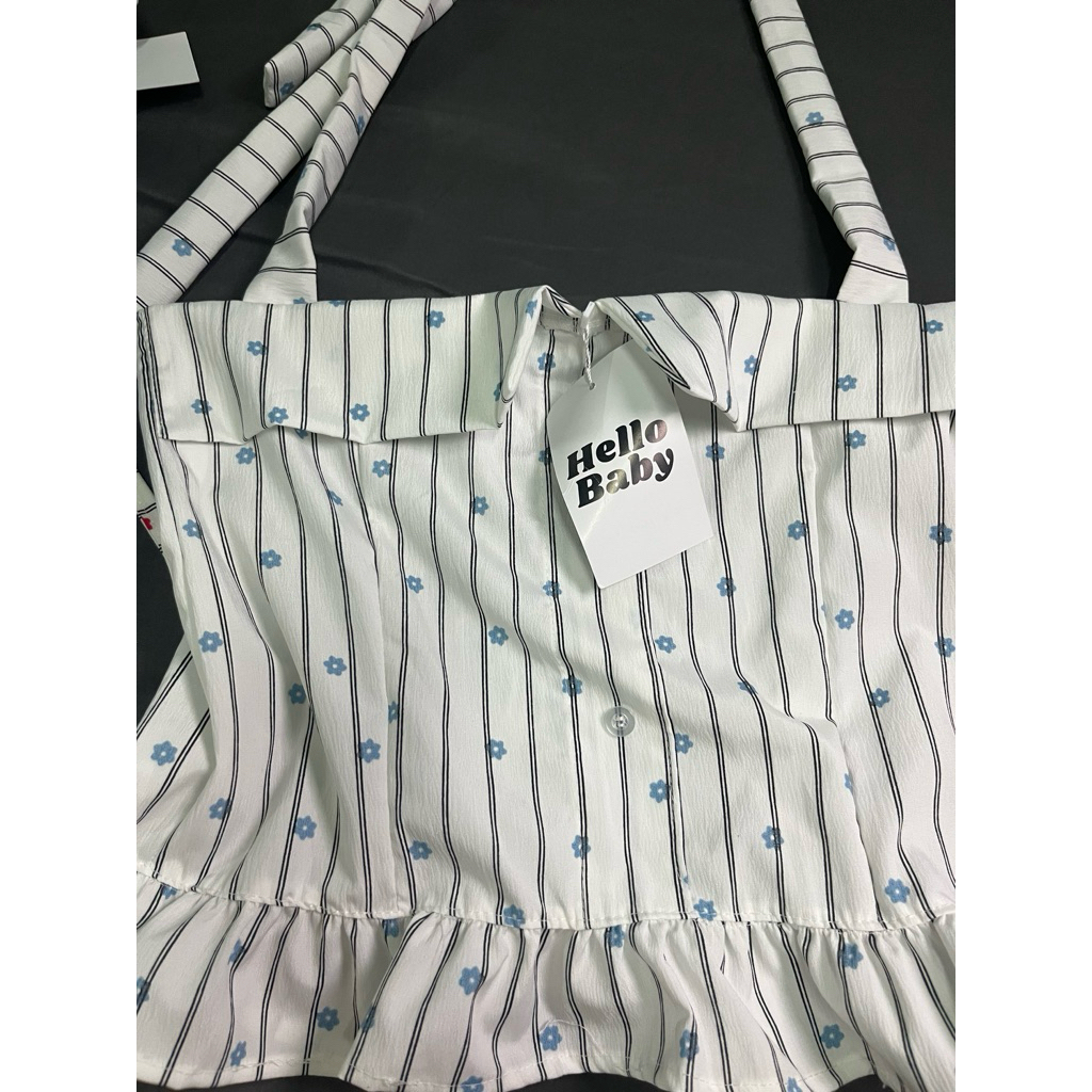 เสื้อคล้องคอ งานป้ายhello baby