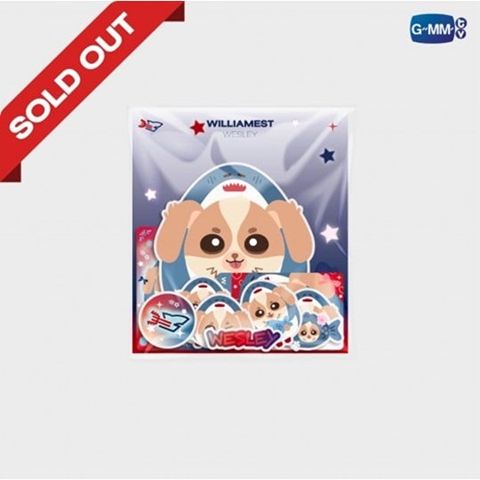 WESLEY STICKER SET #William #Est (พร้อมส่ง)