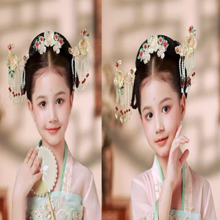 พร้อมส่งในไทย ปิ่นปักผมสไตล์​จีนโบราณ​ เครื่องประดับผมโบราณ​ SET​ N024