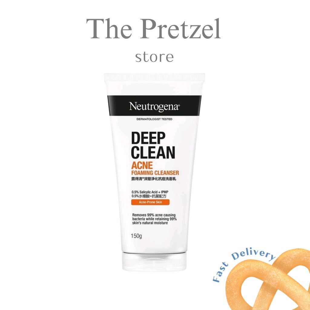 Neutrogena Deep Clean Acne Foaming Cleanser 150 G. โฟมล้างหน้าลดสิว