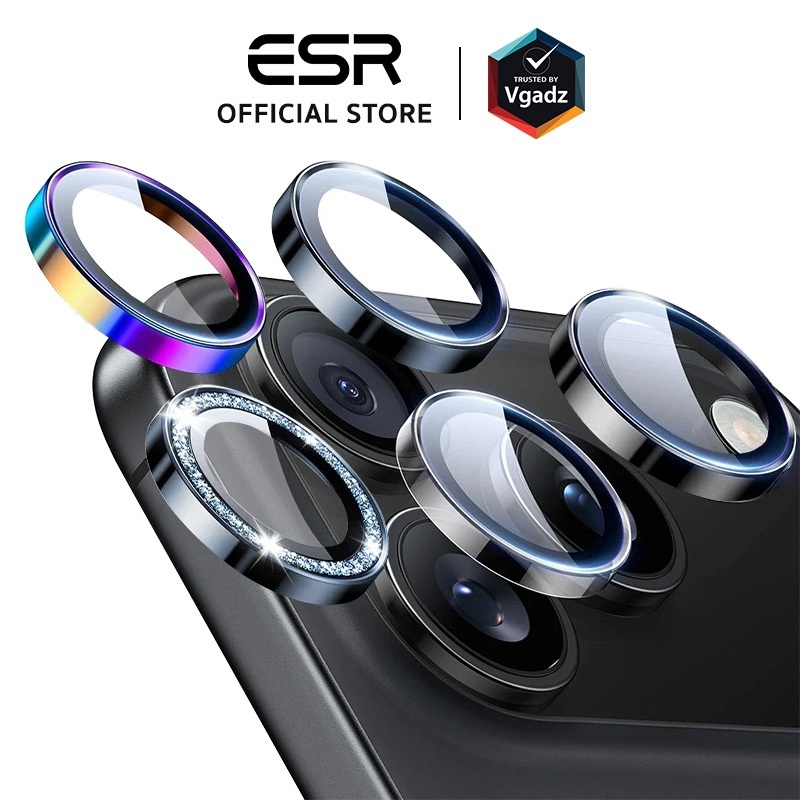 ESR กระจกเลนส์กล้องสำหรับ iPhone 17- 14 Series (Pro / Pro Max / Plus) รุ่น Armorite Camera Lens