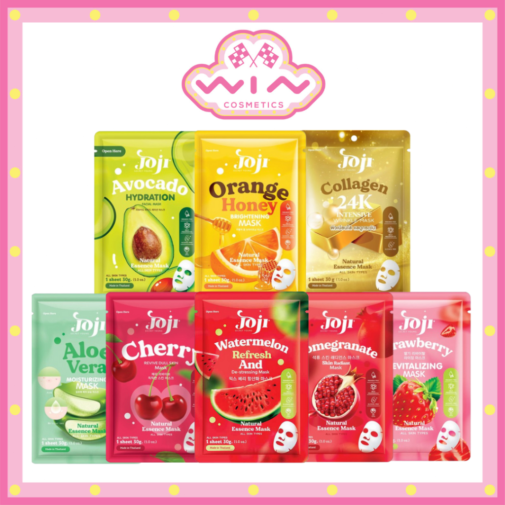 JOJI SECRET YOUNG SKIN MASK โจจิ ซีเคร็ท ยัง 30 g. มาส์กหน้าสูตรผลไม้ ช่วยปกป้องผิว เพิ่มความชุ่มชื้น