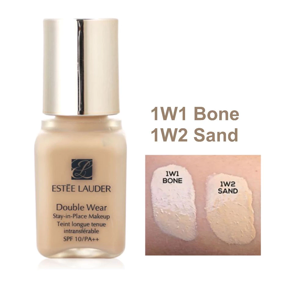 รองพื้น ET Double Wear Stay-In-Place Makeup SPF 10/PA ++ 7ml 15ml #1W1 Bone #1W2 Sand