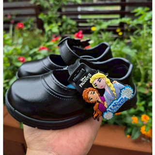 CHAPPY รองเท้านักเรียน รองเท้านักเรียนหญิง หัวเหล็ก ตัวติด แ…