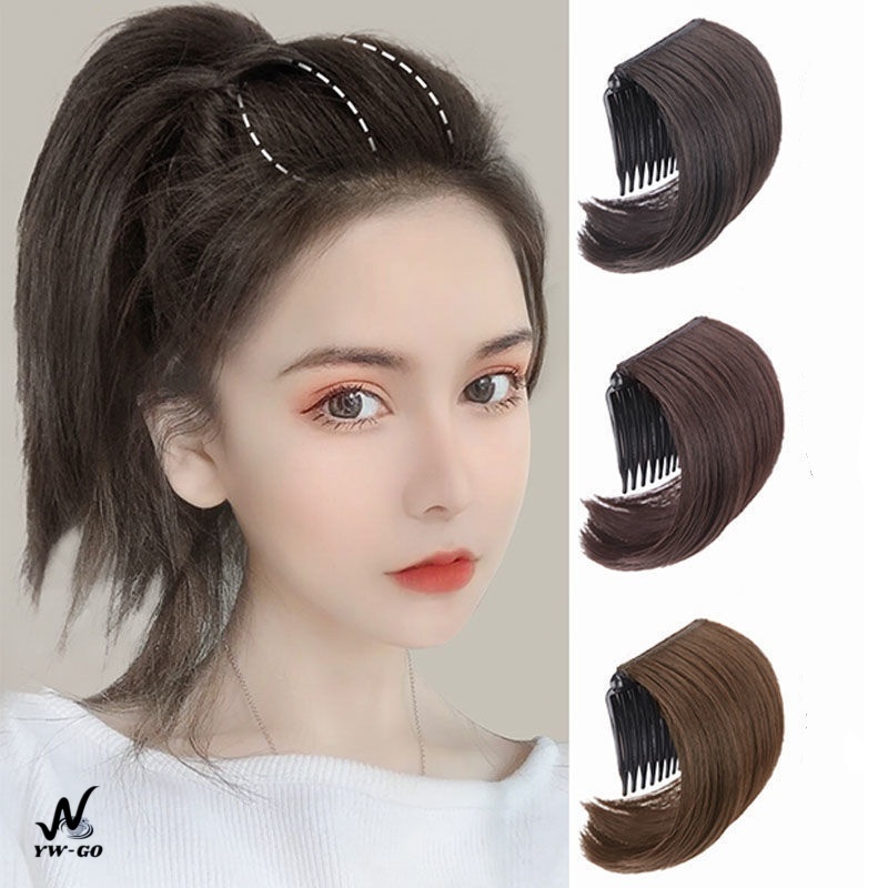 แผ่นเสริมผม กิ๊บหนีบผม วิกเสริมผม ใส่ง่าย เพิ่มความหนาของเส้นผม เรียบเนียนเป็นธรรมชาติสไตล์เกาหลี G3528