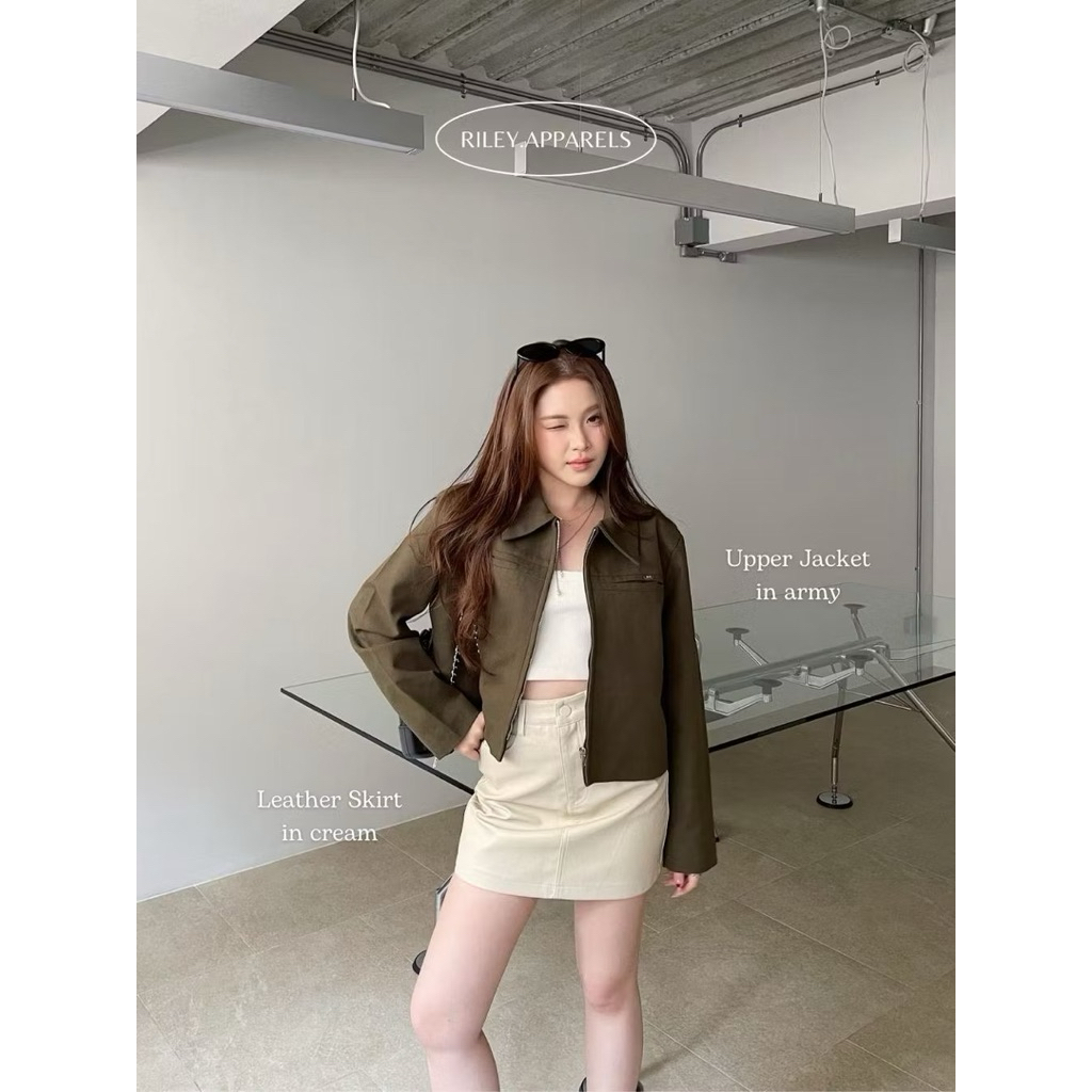 ส่งต่อ ของใหม่ Riley.apparels - Upper Jacket สี Army Green (New)