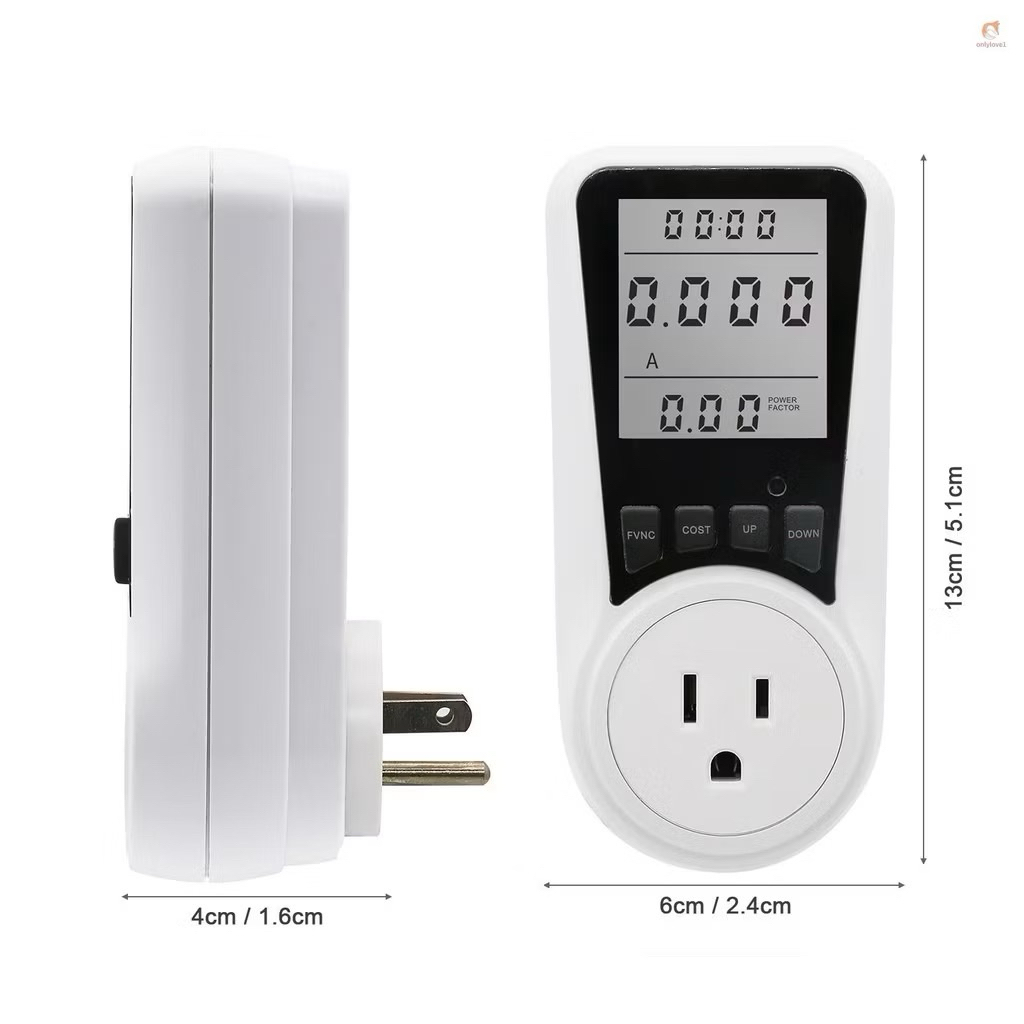 ซ็อกเก็ตมิเตอร์วัดแรงดันไฟฟ้า 220V หลายโหมด