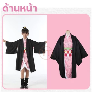 เนซึโกะ Nezuko Cosplay เนซึโกะ ครบเซ็ท ชุดNezuko ชุดเนซึโกะ หลาหลายขนาด ชุดครอสเพลย์ดาบพิฆาตอสูร