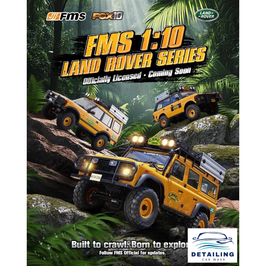 FMS 1:10 FCX10 Land Rover Camel Trophy Edition RS By Areestroe ของแท้ 100% จัดส่งจากไทย ผ่อนได้