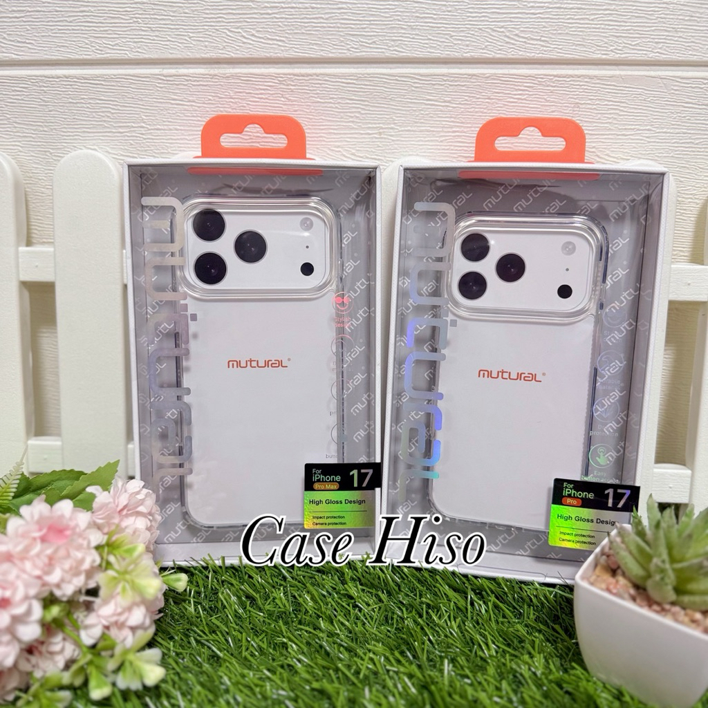 ส่งจากไทย Mutural Design Clear Protection เคสใส กันรอย กันกระแทก สำหรับ iPhone17 pro Max 17pro 17Air