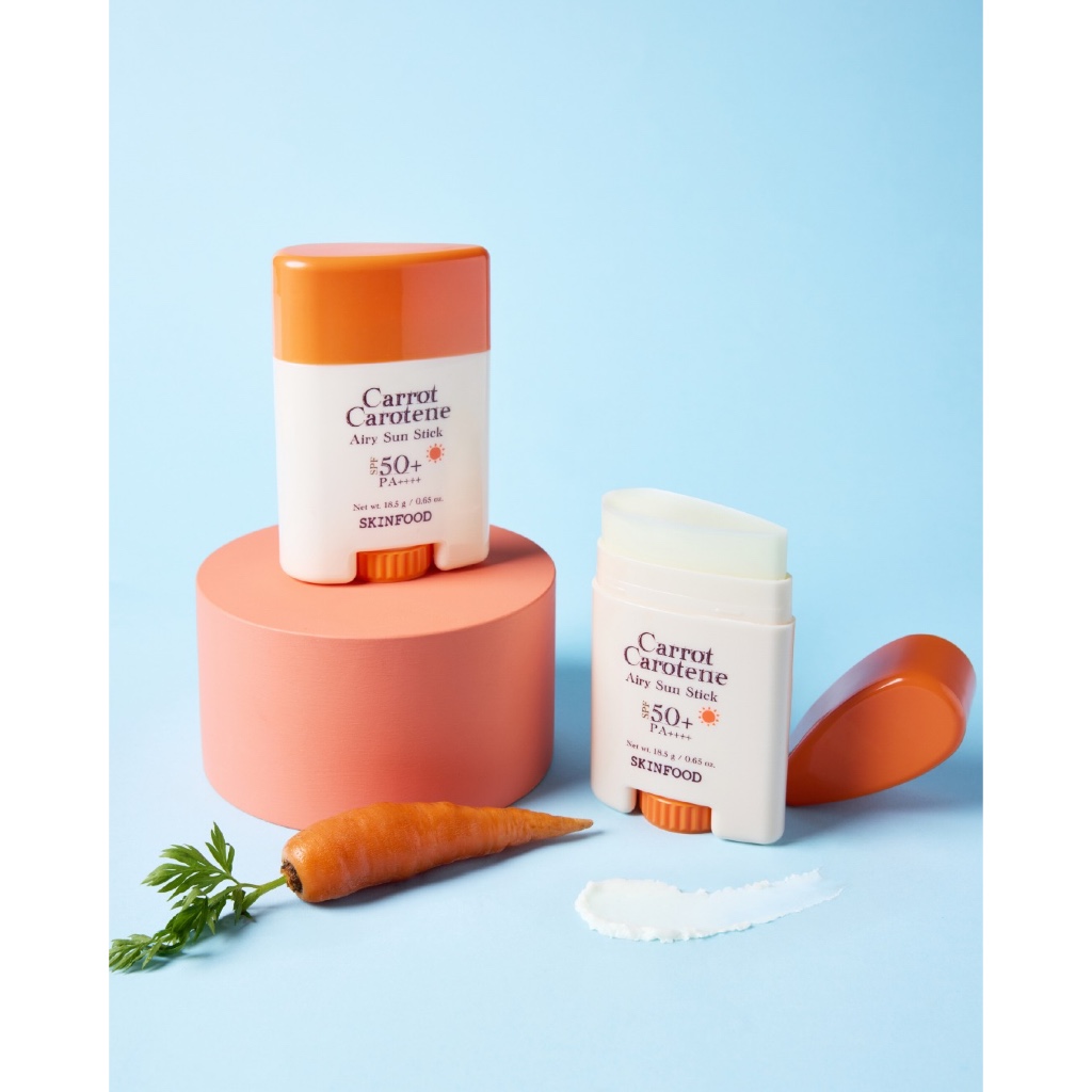 SKINFOOD Carrot Carotene Airy Sun Stick แครอท แคโรทีน แอร์รี่ ซันสติ๊ก SPF 50+ PA++++