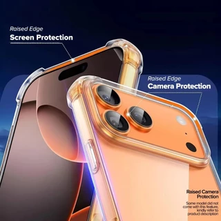 TM🔥เคสกันกระแทกใส เคสใส ใช้สำหรับ iPhone 17 Air 11 12 13 14 15 16 17 Pro Max 16e 6 7 8 Plus + SE X XR XS Max TPU Case