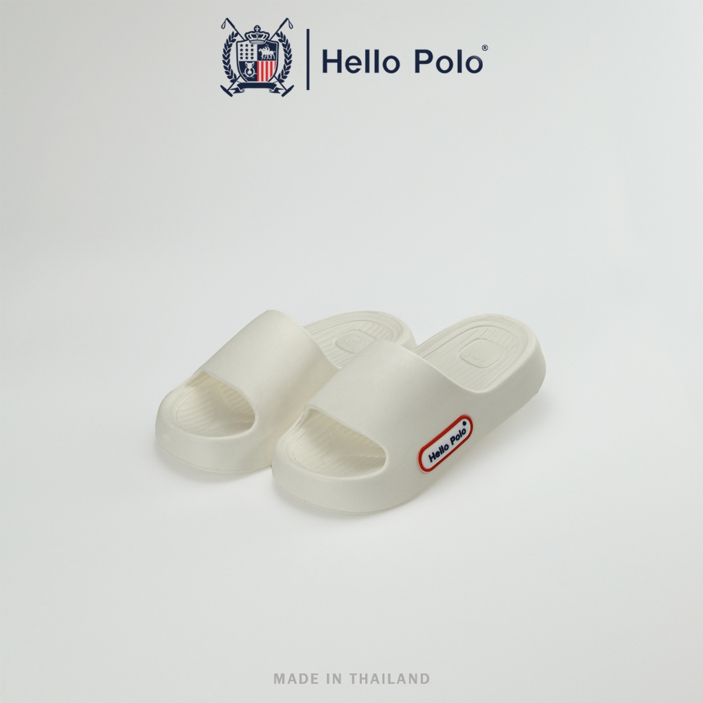 Hello Polo รองเท้าแตะ รองเท้าแฟชั่น สำหรับผู้ชายและผู้หญิง พื้นหนานุ่ม วัสดุ EVA กันลื่น รุ่น HP8058