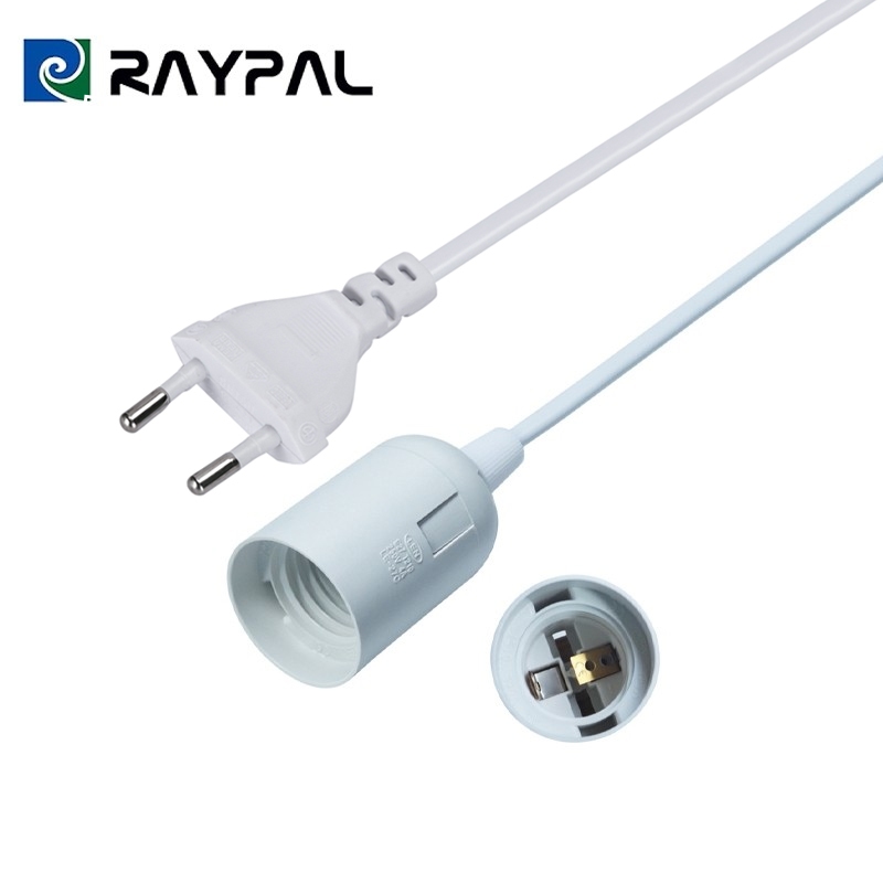 ขั้วรับหลอดไฟE27พร้อมสายยาว5เมตร  ขั้วไฟมีสาย สายไฟมีมอก.