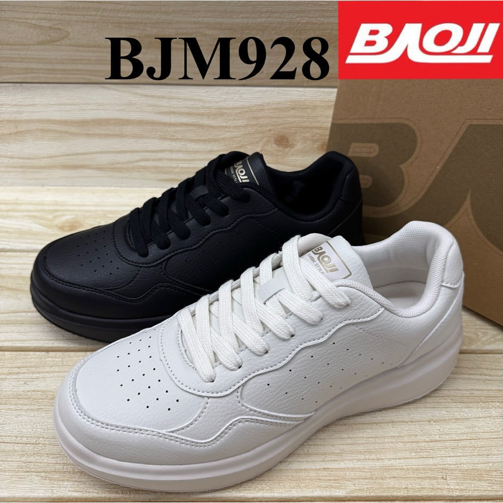 Baoji BJM 928 รองเท้าผ้าใบ หนังผูกเชือก 41-45  สวย มี สไตล์