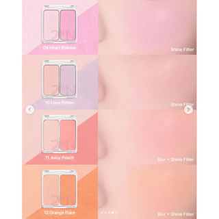 ของแท้📣 2aN Dual Cheek 9g บลัชออนทูโทน #56 / Blur Fit Easy Brush แปรงปัดแก้ม #VV